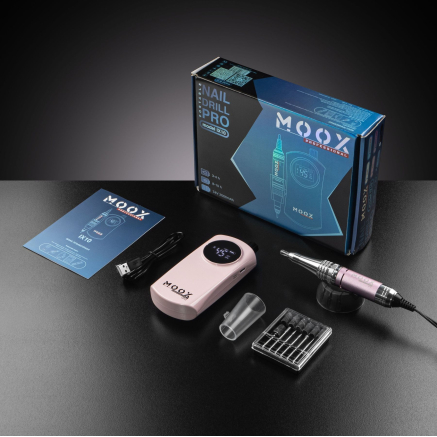 Фрезер Мокс IX10 (Pink) на акуммуляторі 45 000 об/хв. та 35 W. для манікюру та педикюру
