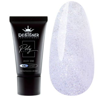 Полигель 30 мл Designer Diamond Ice Grey №44