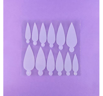 DNKa' Professional nail molds, 36pcs #0001