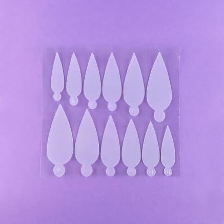 DNKa' Professional nail molds, 36pcs #0001
