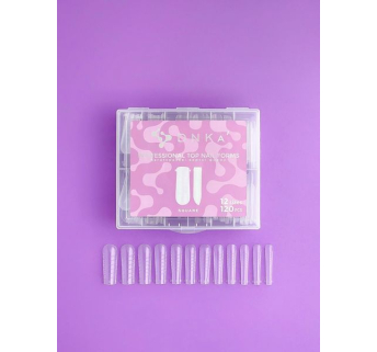 Верхні форми DNKa' Top Nail Forms Square,120pcs