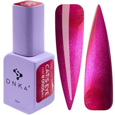 DNKa' Color Gel Polish Cat's Eye #0005 80's Hema/TPO free