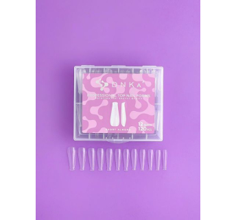 Верхні форми DNKa' Top Nail Forms Short Almond,120pcs