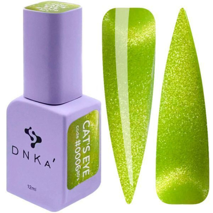 DNKa' Color Gel Polish Cat's Eye #0006 80's Hema/TPO free