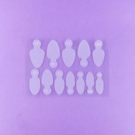 DNKa' Professional nail molds, 36pcs #0003