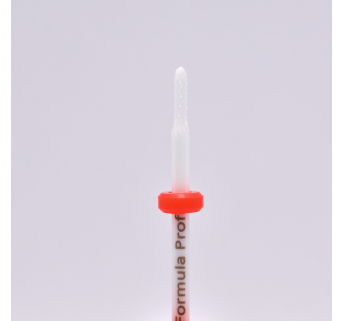 Керамічна фреза для зняття гель-лаку - Пряма Red, Formula Profi