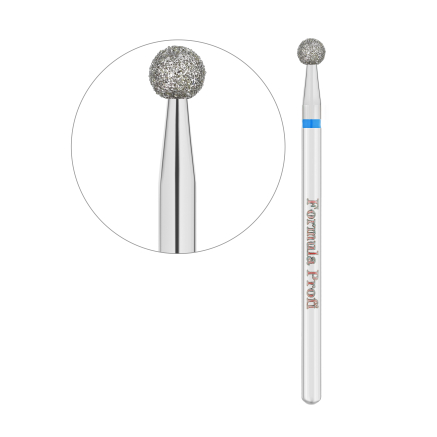 Алмазна фреза куля (синя), 0.35