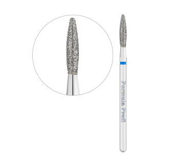 Фреза тупое пламя синяя 0.23