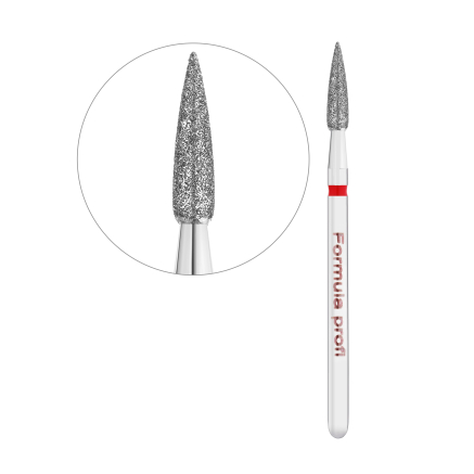 Фреза гостре полум'я морквина червона 0.25 Фреза гостре полум'я морквина червона 0.25