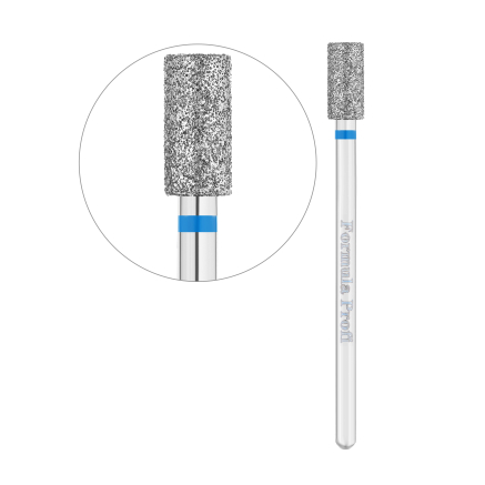 Алмазна фреза циліндр (синя), 0.40 Алмазна фреза циліндр (синя), 0.40