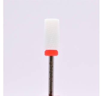 Керамическая фреза для снятия гель-лака - Цилиндр Red, Formula Profi