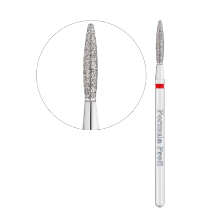 Фреза тупе полум'я червона 0.21