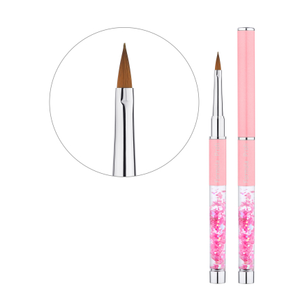 Пензель для акрилу (з квіточками) 020 Пензель для акрилу (з квіточками) 020