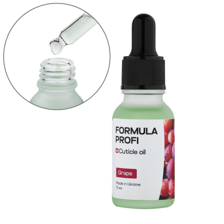 Масло для кутикулы "Виноград" - 15мл, Formula Profi Масло для кутикулы "Виноград" - 15мл, Formula Profi