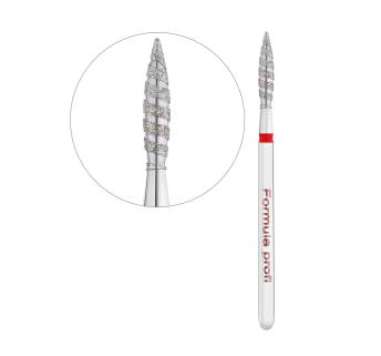 Фреза гостре торнадо червона, 0.25