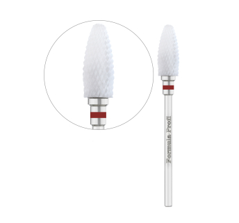 Керамическая фреза для снятия гель-лака - Кукуруза Red, Formula Profi