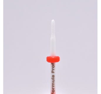 Керамическая фреза для снятия гель-лака - Прямая Red, Formula Profi