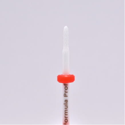 Керамічна фреза для зняття гель-лаку - Пряма Red, Formula Profi