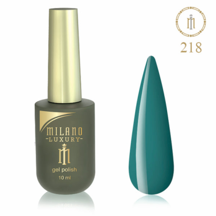 Гель лак MILANO LUXURY 10 мл №218 (Вірідіан)