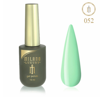 Гель лак MILANO LUXURY 10 мл № 052 (Зеленый лишайник)