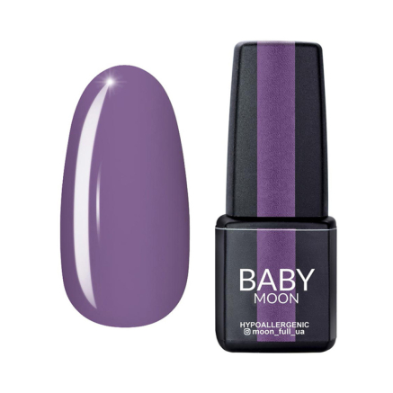 Гель-лак Baby Moon Lilac Train 024 пастельний фіолетовий. 6 мл (5908254000591)