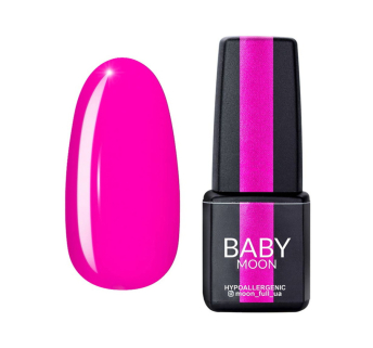 Гель-лак Baby Moon Dolce Rose 018 глибокий яскраво-рожевий. 6 мл (5908254000188)