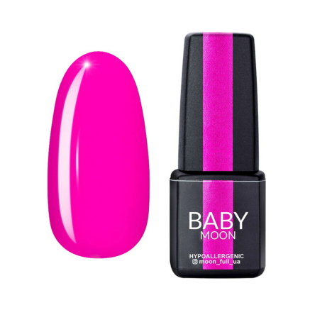 Гель-лак Baby Moon Dolce Rose 018 глибокий яскраво-рожевий. 6 мл (5908254000188)