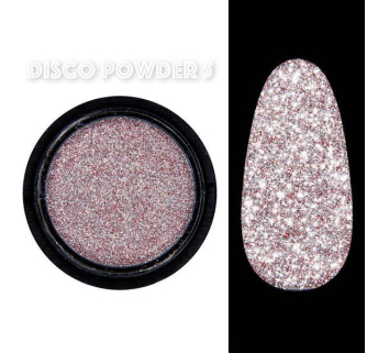 Disco powder №5 - Світловідбивна втирка Designer - Малинова