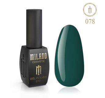 Гель лак MILANO 8 мл № 078 (Мокрий тропічний ліс)
