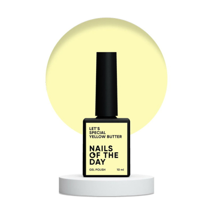 Гель-лак Nails Of The Day Lets Special Yellow Butter пастельно-желтый 089 10 мл (4823560200002)