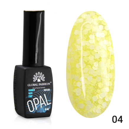 Каучуковая база Snow flakes Global Fashion 8 мл, 04