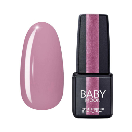 Гель-лак Baby Moon Lilac Train 007 пудровий рожевий. 6 мл (5908254000416)