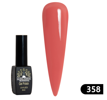 Гель лак BLACK ELITE 358, Global Fashion 8 мл