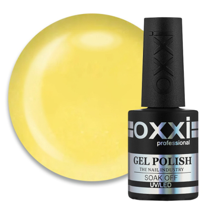 Гель-лак Oxxi Professional 093 желтый с еле заметными блестками. 10 мл (2000006199492)