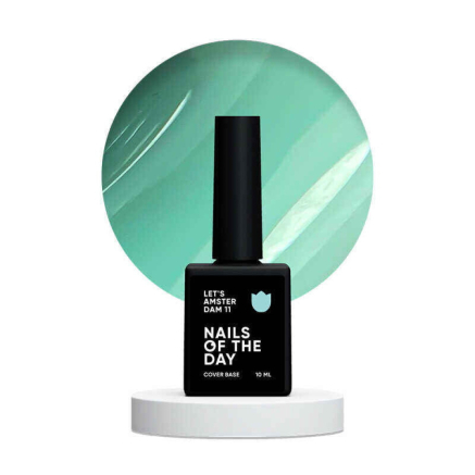 База камуфлирующая Nails Of The Day Cover Base Lets Amsterdam 11 холодный светло-голубой. 10 мл (4820556696603)