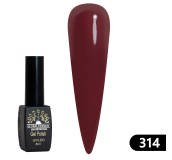 Гель лак BLACK ELITE 314, Global Fashion 8 мл