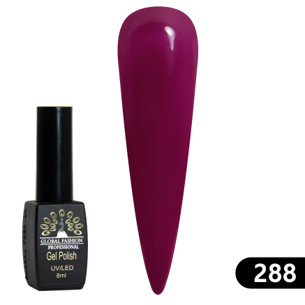 Гель лак BLACK ELITE 288, Global Fashion 8 мл