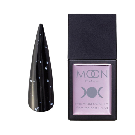 Топ для гель-лака без липкого слоя Moon Full Amazing Top Shimmer White SH01 с белыми хлопьями 12 мл (5905123021510)