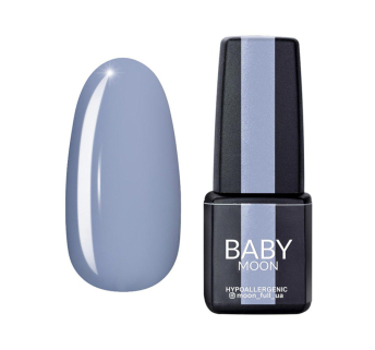 Гель-лак Baby Moon Cold Ocean 018 серо-голубой с лиловым оттенком. 6 мл (5908254001185)