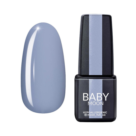 Гель-лак Baby Moon Cold Ocean 018 серо-голубой с лиловым оттенком. 6 мл (5908254001185)