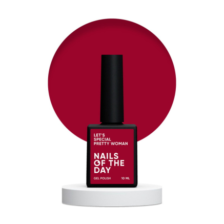 Гель-лак Nails Of The Day Lets Special Red Collection Pretty Woman малиновий. 10 мл (4829193401007)