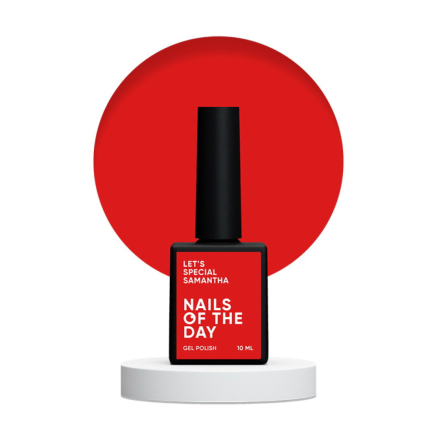 Гель-лак Nails Of The Day Lets Special Red Collection Samantha багряний. 10 мл (4829153401009)