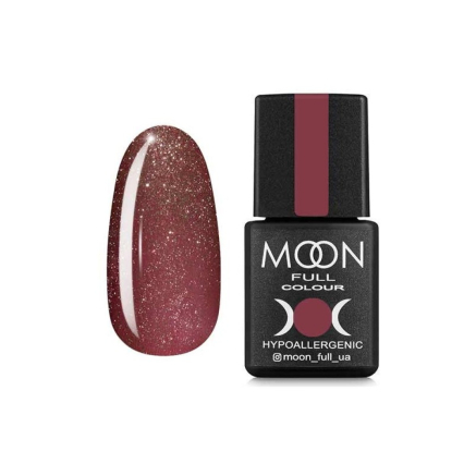 Гель-лак Moon Full Colour 320 темно-розовый винтажный с мелким шиммером. 8 мл (5908254188800)