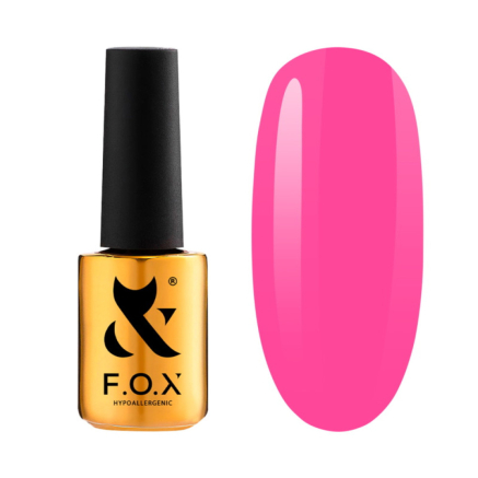 Гель-лак F.O.X Spectrum Gel Vinyl 144 Killer Pink яркий насыщенно-розовый. 7 мл (2100994287253)