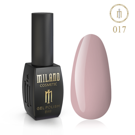 Гель лак MILANO 8 мл № 017 (Бисквитный)