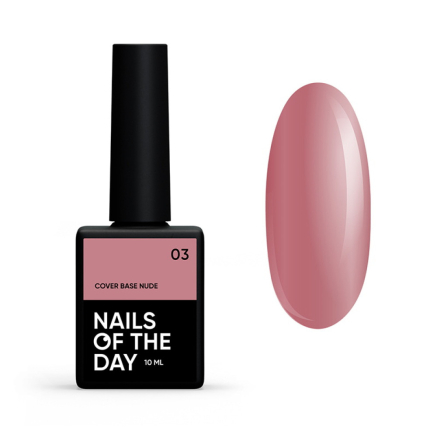 База камуфлирующая Nails Of The Day Cover Base Nude 03. розово-телесный. 10 мл (4825547639799)