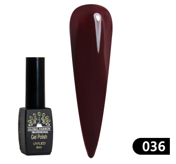 Гель лак BLACK ELITE 036, Global Fashion 8 мл