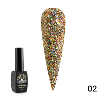 Гель лак Diamond Ball Global Fashion 8 мл, 002