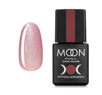 Гель-лак Moon Full Colour 308 приглушений рожевий з шиммером. 8 мл (5908254188688)