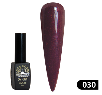 Гель лак BLACK ELITE 030, Global Fashion 8 мл